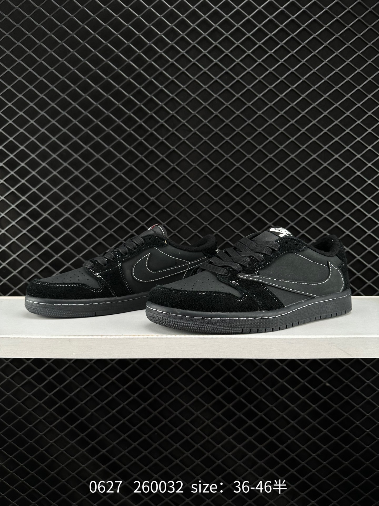 Fragment Design x Travis Scott x Nike Air Jordan 1 Low OG SP”Military Blue”